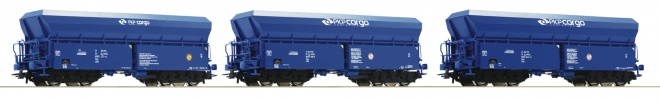 Set of 3 Self-unloading hopper cars type Fals PKP-Cargo<br /><a href='images/pictures/Roco/Roco-76078.jpg' target='_blank'>Full size image</a>